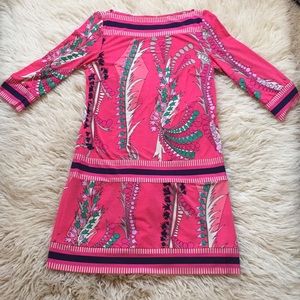 Fun Pink & Navy Dress